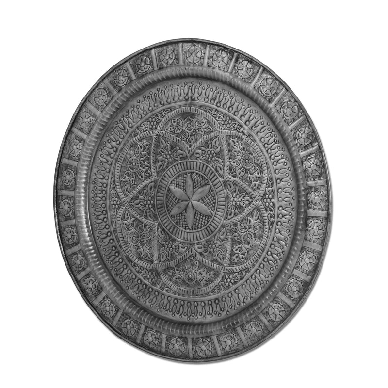 Handcrafted Embossed Plate Wall Decor - NH991413