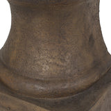 Outdoor 2-Tier Single Spout Fountain, Light Brown - NH157413
