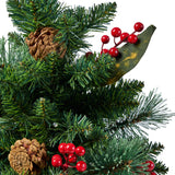 24" Pine Pre-Lit Clear LED Pre-Decorated Artificial Christmas Tree - NH635313