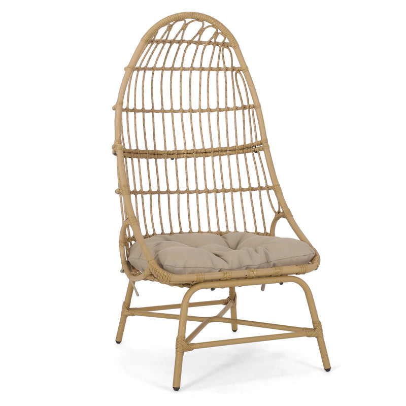 Cortina Outdoor Wicker Basket Chair with Cushion