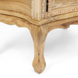 Handcrafted Boho Mango Wood Cabinet - NH460413