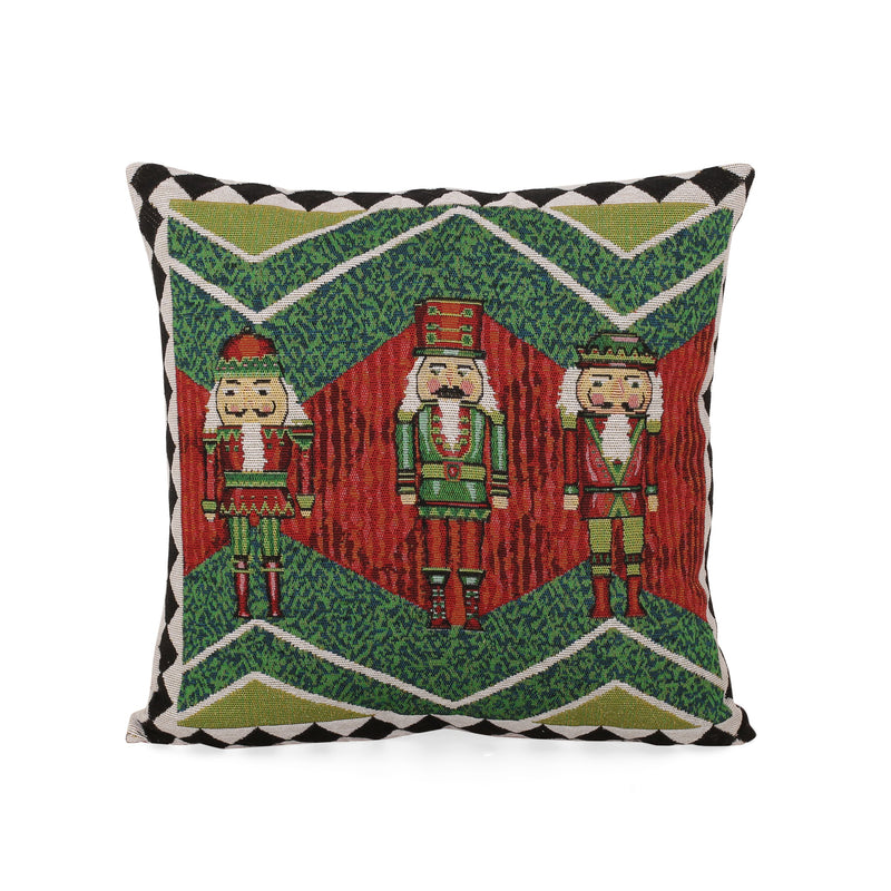 Modern Fabric Christmas Throw Pillow - NH897313