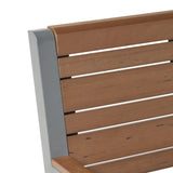 Outdoor 3 Piece Aluminum Chat Set - NH067313