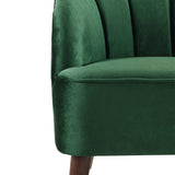 Contemporary Accent Seating Modern Velvet Barrel Club Chair