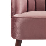 Contemporary Accent Seating Modern Velvet Barrel Club Chair