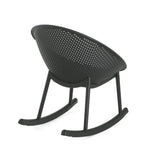 Ermon Indoor & Outdoor Polypropelene Plastic Rocking Chairs, Set of 2