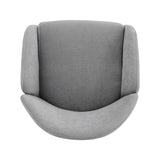 Luxury Polyester Round Back Dining Chairs, (Set of 2)