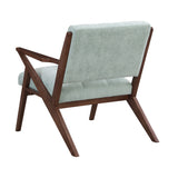 Mid-Century Modern Accent Chair with Plush Cushions, Green