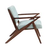 Mid-Century Modern Accent Chair with Plush Cushions, Green