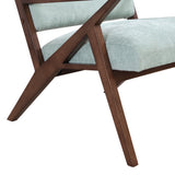 Mid-Century Modern Accent Chair with Plush Cushions, Green