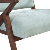 Mid-Century Modern Accent Chair with Plush Cushions, Green