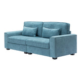 Modern Upholstered Loveseat Sofa with Plush Cushions