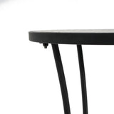 Outdoor Patio Floral Ceramic Side Table, Ceramic Tile