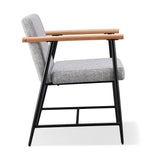 Versatile Set of 2 Modern Accent Chairs – Upholstered Armchairs