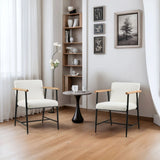 Versatile Set of 2 Modern Accent Chairs – Upholstered Armchairs