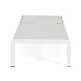 Outdoor Aluminum Pool Patio Beach Chaise Lounge Chair,Set of 2