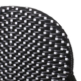 Outdoor Wicker and Aluminum French Barstools