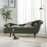 Contemporary Chaise Lounge with Scroll Arms - NH789213