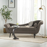 Contemporary Chaise Lounge with Scroll Arms - NH789213