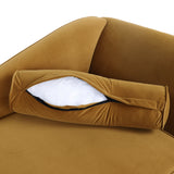 Contemporary Chaise Lounge with Scroll Arms - NH789213