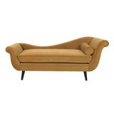 Contemporary Chaise Lounge with Scroll Arms - NH789213