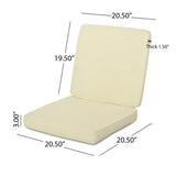 Outdoor Water Resistant Fabric Club Chair Cushions (Set of 2) - NH972313