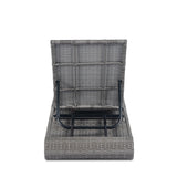 Sancty Outdoor PE Rattan Chaise Lounge