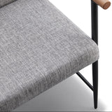 Versatile Set of 2 Modern Accent Chairs – Upholstered Armchairs