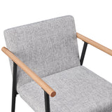 Versatile Set of 2 Modern Accent Chairs – Upholstered Armchairs