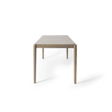 Acacia Wood 6 Seater Dining Table, Light Ash