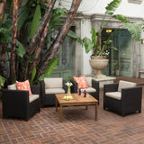 4-Seater Outdoor Chat Set with Coffee Table - NH544003
