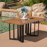 Outdoor Finish Light Weight Concrete Dining Table - NH101403
