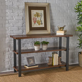 Modern Industrial 2 Shelf Console Table - NH972303