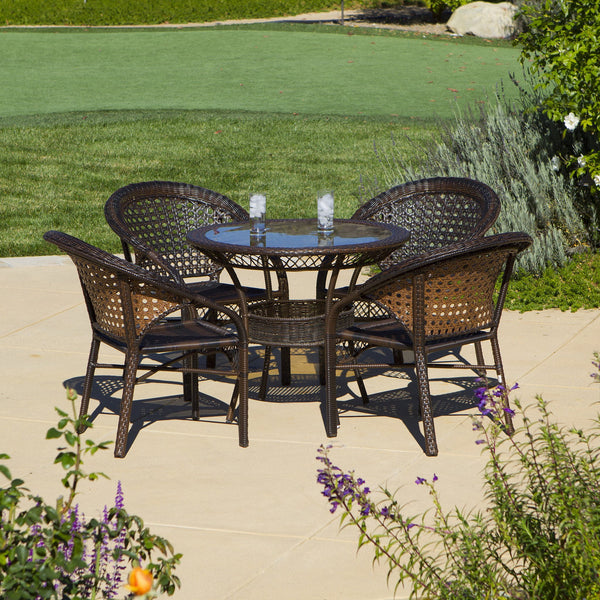 5pc Outdoor Wicker Dining Set - NH867872