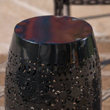 Outdoor 12-inch Iron Side Table - NH757303