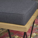 Industrial Modern Fabric Bench - NH612203
