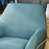 Modern Stainless Steel Frame Fabric Accent Chair - NH149303