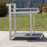 Bay Outdoor Aluminum Bar Cart with Wheels - NH863003