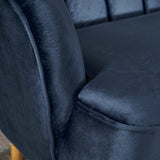Velvet 3-Piece Velvet Chairs & Couch Living Room Set - NH765303