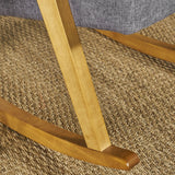 Mid Century Modern Fabric Rocking Chair - NH681203