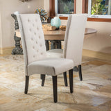 Natural Linen Dining Chair (Set of 2) - NH358812