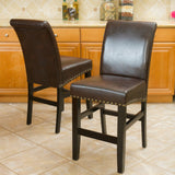 Leather Counter and Bar Stool, Set of 2 - NH045832