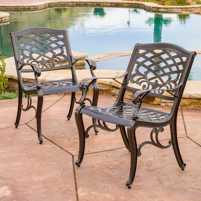 Outdoor Cast Aluminum Dining Chair (Set of 2) - NH370932