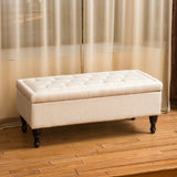 Linen Storage Ottoman Bench - NH503932