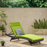 Lakeport Outdoor Adjustable Chaise Lounge Chair w/ Cushion