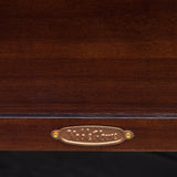 Brown Mahogany Acacia Wood Accent Table w/ Bottom Drawer - NH052592