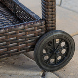 Outdoor Wicker Bar Cart - NH756592