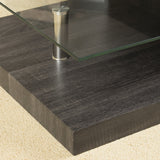 Rectangular Rotating Wood Coffee Table - NH129592