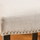 31-Inch Bonded Fabric Backed Barstool (Set of 2) - NH579592