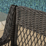 Outdoor Wicker Dining Chair with Cushion (Set of 2) - NH811692